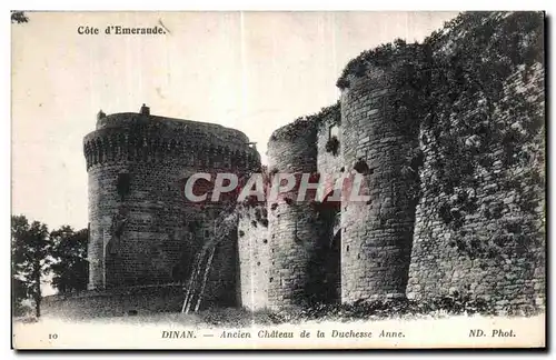 Cartes postales Dinan Chateau de la Duchesse Anne