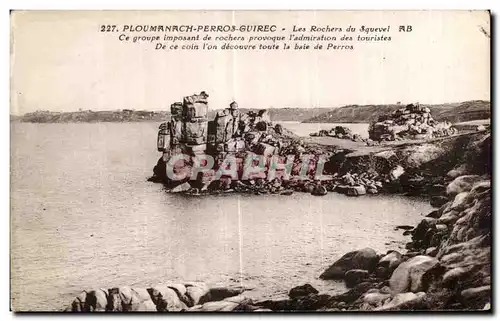 Cartes postales Ploumanac h Perros Guirec Les Rochers du Squevel