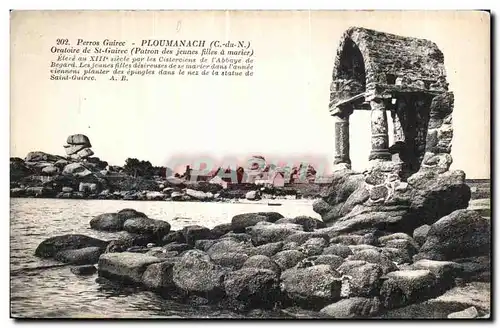 Cartes postales Perros Guirec Ploumanac h Oratoire de Saint Guirec