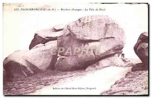 Cartes postales Ploumanac h Rochers etranges La Tete de Mort