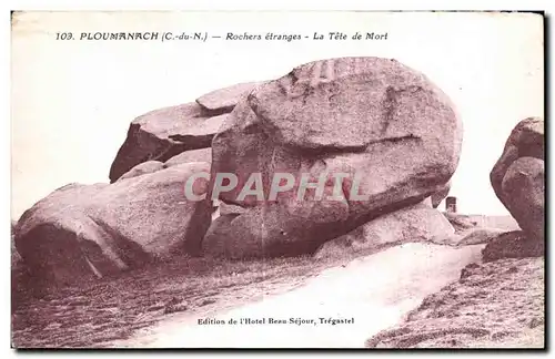 Cartes postales Ploumanac h Rochers etranges La Tete de Mort