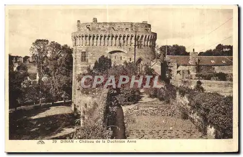 Cartes postales Dinan Chateau de la Duchesse Anne