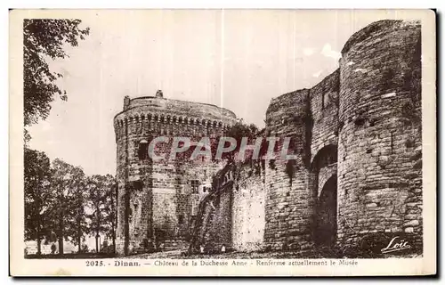 Cartes postales Dinan Chateau de la Duchesse Anne