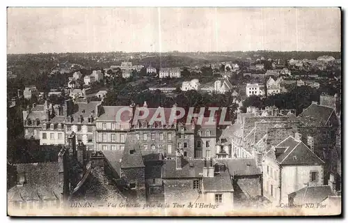 Ansichtskarte AK Dinan Vue Generale prise de la Tour de l Horloge