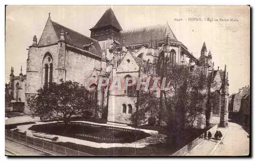 Cartes postales Dinan Eglise Saint Malo