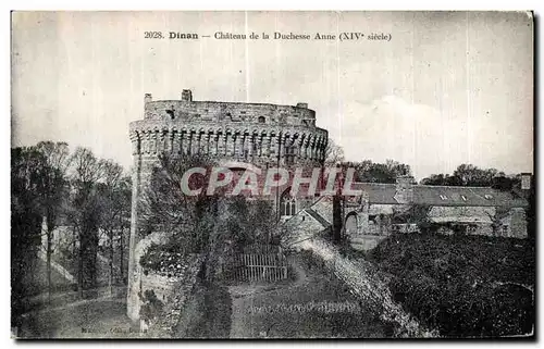 Cartes postales Dinan Chateau de la Duchesse Anne