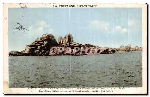 Cartes postales Le Chateau de Costacres entre Ploumanac h