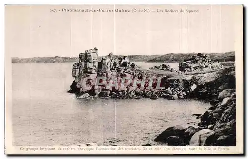 Cartes postales Ploumanac h en Perros Guirec Les Rochers du Squevel