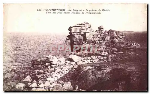 Ansichtskarte AK Ploumanac h Le Squevel a la pointe du Diable