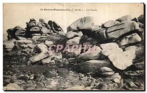 Cartes postales Perros Ploumanac h Le Chaos