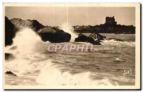 Cartes postales Ploumanac h Les Rochers par grose Mer