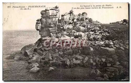 Cartes postales Perros Guirec Ploumanac h Le Squevel