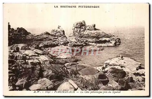 Cartes postales Ploumanac h La Cote Pittoresque pres du Squevel