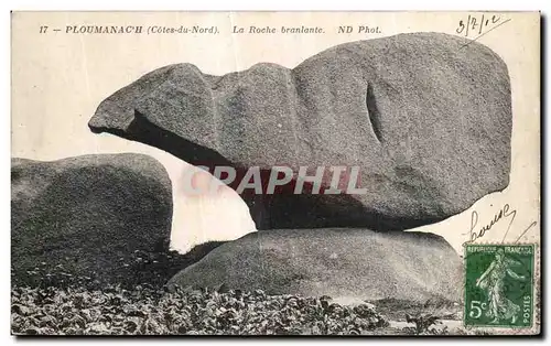 Cartes postales Ploumanac h La Roche branlante