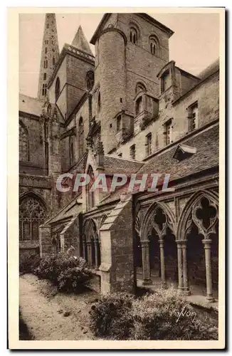 Ansichtskarte AK Treguier La Cathedrale Tour d Hastings et galerie du cloitre