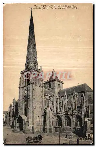 Cartes postales Treguier Cathedrale 1339 Terminee au XV siecle