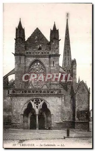 Cartes postales Treguier La Cathedrale