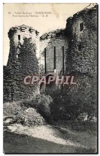 Cartes postales Vallee du Guer Tonquedec Pont Levis du Chateau