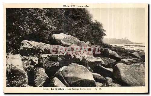 Cartes postales Cote d Emeraude Le Guildo Les pierres sonnantes