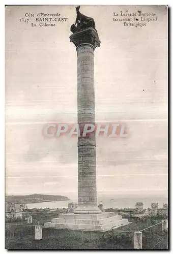 Cartes postales Cote d Emerraude St Cast La Colonne