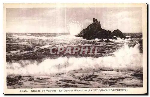 Ansichtskarte AK Saint Quay Portrieux Etudes de Vagues Le Gerbot d Avoine