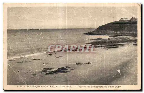 Cartes postales Saint Quay Portrieux Pointe et Semaphore de Saint Quay