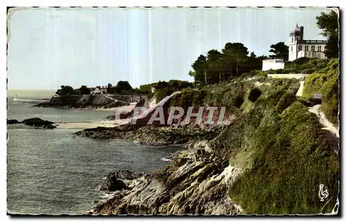 Cartes postales Saint Quay Portrieux Le Chemin de Ronde et le Chateau de Calan