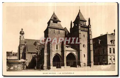 Cartes postales Saint Brieuc La Cathedrale