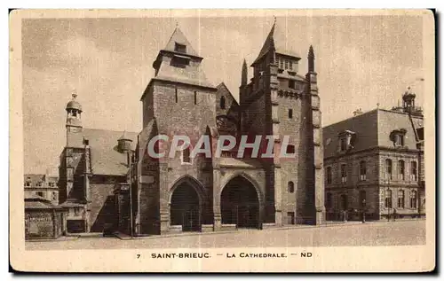 Cartes postales Saint Brieuc La Cathedrale