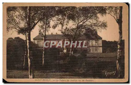 Cartes postales St Brieuc Le Palais de Justice Vu de Gouedic