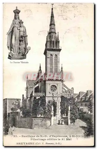 Ansichtskarte AK St Brieuc La Basilique de Pelerinage celebre le Bretagne