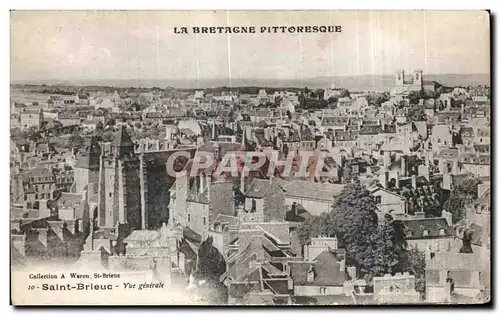 Cartes postales Saint Brieuc vue generale