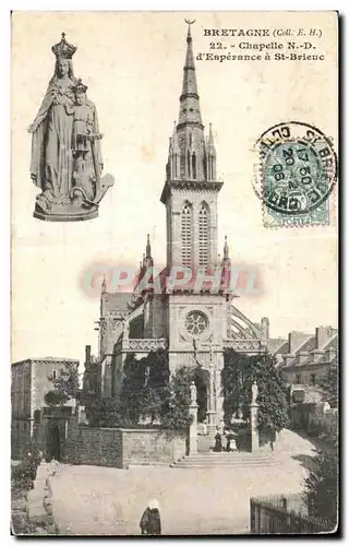 Ansichtskarte AK Saint Brieuc Chapelle d Esperance a Bretagne