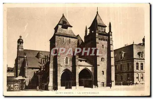 Cartes postales Saint Brieuc La Cathedrale