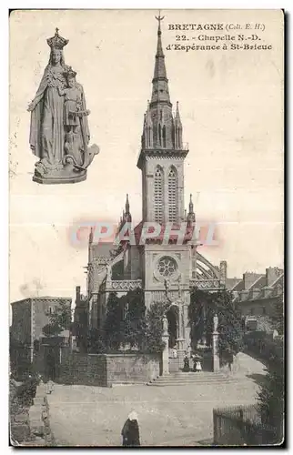 Ansichtskarte AK Saint Brieuc Bretagne Chapelle ND Esperance