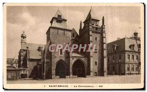 Cartes postales Saint Brieuc La Cathedrale