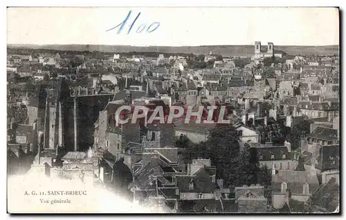 Cartes postales Saint Brieuc Vue generale