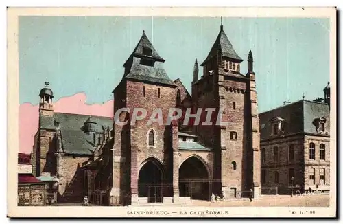 Cartes postales Saint Brieuc La Cathedrale