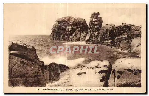 Cartes postales Tregastel Le Gouffre