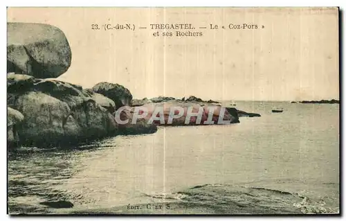 Cartes postales Tregastel Le Coz Pors et ses Rochers