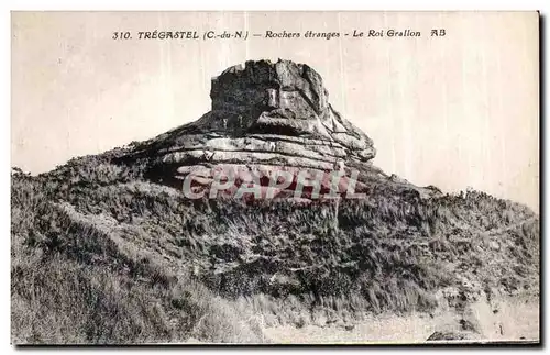 Cartes postales Tregastel(C du N)Rochers etranges Le Roi Grallon