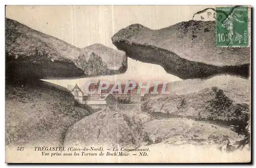 Cartes postales Tregastel(Cotes du Nord) La Communaute Vue prise sous les Tortues de Roch Meur