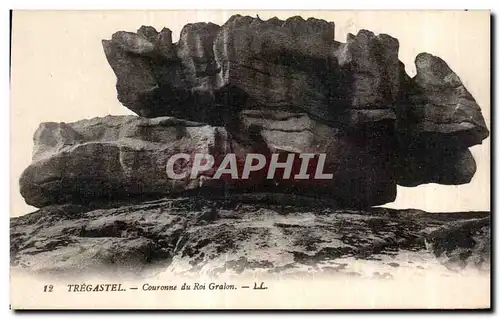 Cartes postales Tregastel Couronne du Roi Gralon