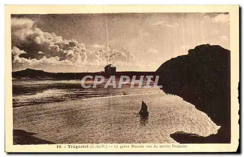 Ansichtskarte AK Tregastel La greve Blanche vue du sentier Douanier