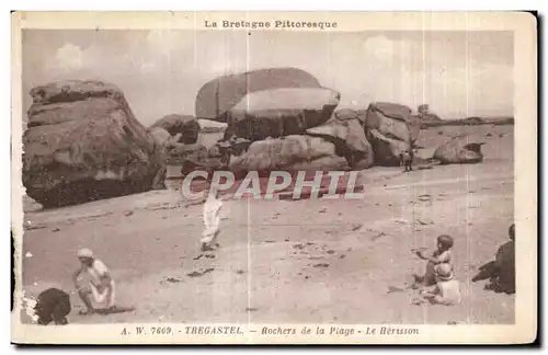 Cartes postales La Bretagne Pittoresque Tregastel Rochers de la Plage Le Herisson