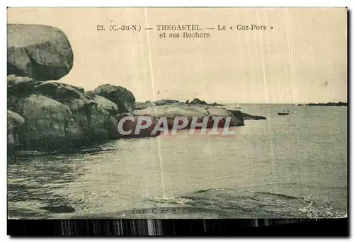 Cartes postales Tregastel Le Coz Pors et ses Rochers