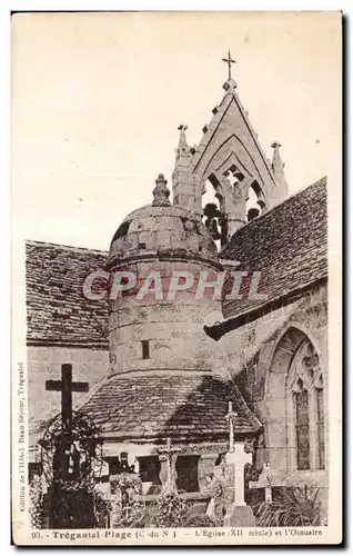 Cartes postales Tregastel Plage L Eglise et I Ossuaire