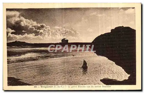 Ansichtskarte AK Tregastel Le greve Blanche Vue du Sentier Douanier