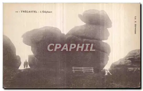 Cartes postales Tregastel L Elephant