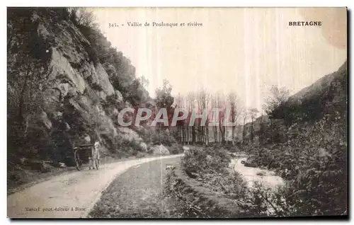 Cartes postales Vallee de Poulanque et riviere Bretagne